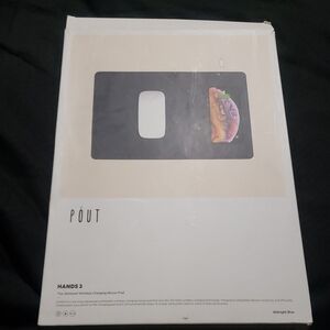 Pout Hands 3 Wireless Charging Mouse Pad Midnight Blue